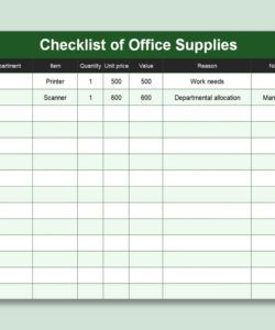 wps template  free download writer presentation office supply checklist template examples