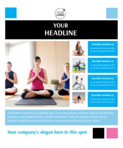 yoga class flyer template  mycreativeshop yoga class flyer template doc