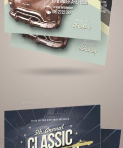 alternative classic car show flyers classic car show flyer template pdf