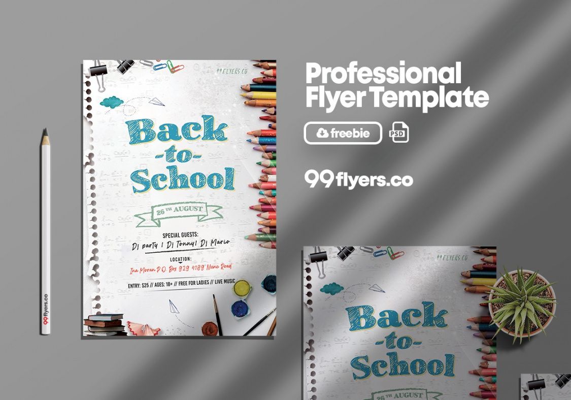 back to school event flyer free psd template  99flyers school event flyer template