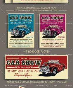 classic car show flyer template classic car show flyer template pdf