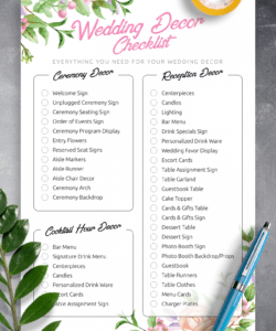 free wedding flower checklist template metropolitan exchange wedding