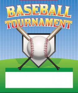 free baseball tournament flyer royalty free vector image baseball tournament flyer template