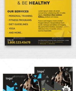 free gym graphics designs &amp;amp; templates from graphicriver gym open house flyer template and sample