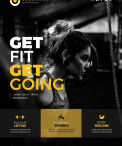 free health fitness club free psd flyer templates  stockpsd gym open house flyer template pdf
