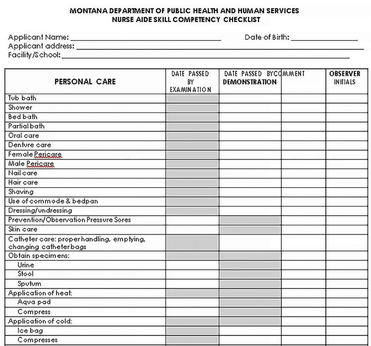 nursing-skills-checklist-template