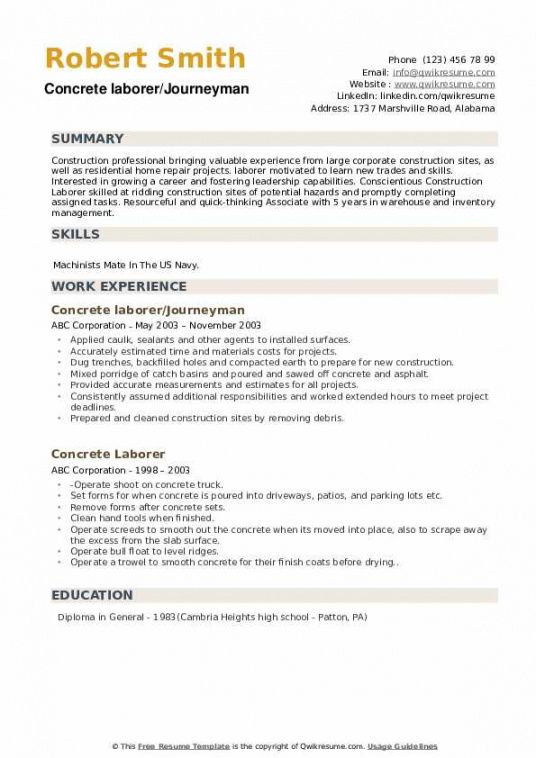 general-laborer-job-description-template