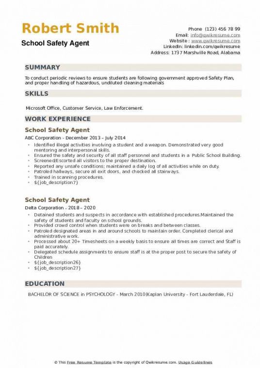 Costum Safety Manager Job Description Template Word