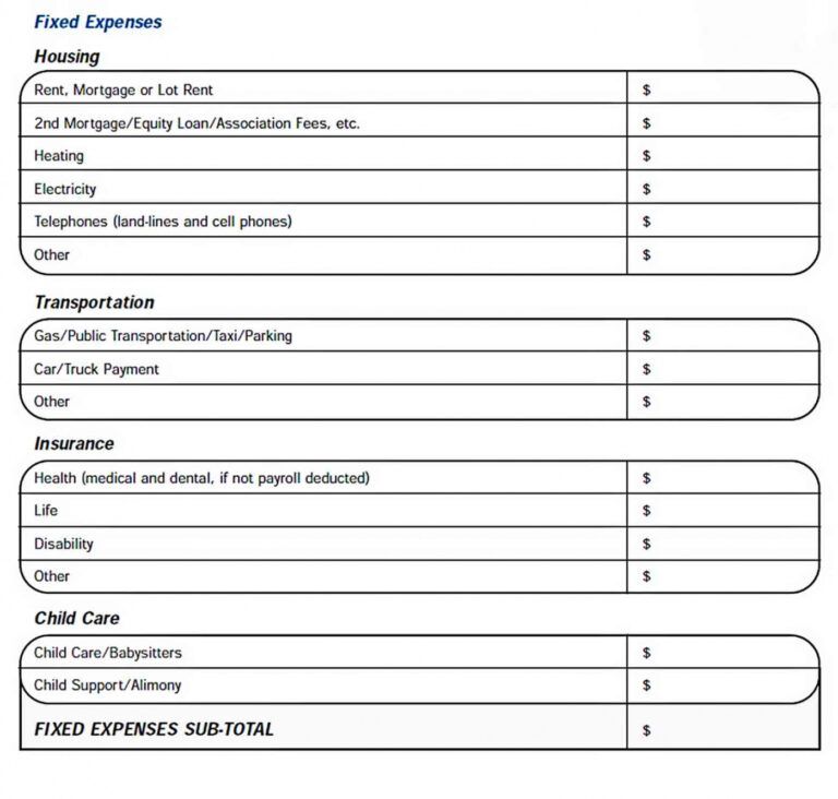 Printable Legal Department Budget Template PDF Sample Dremelmicro