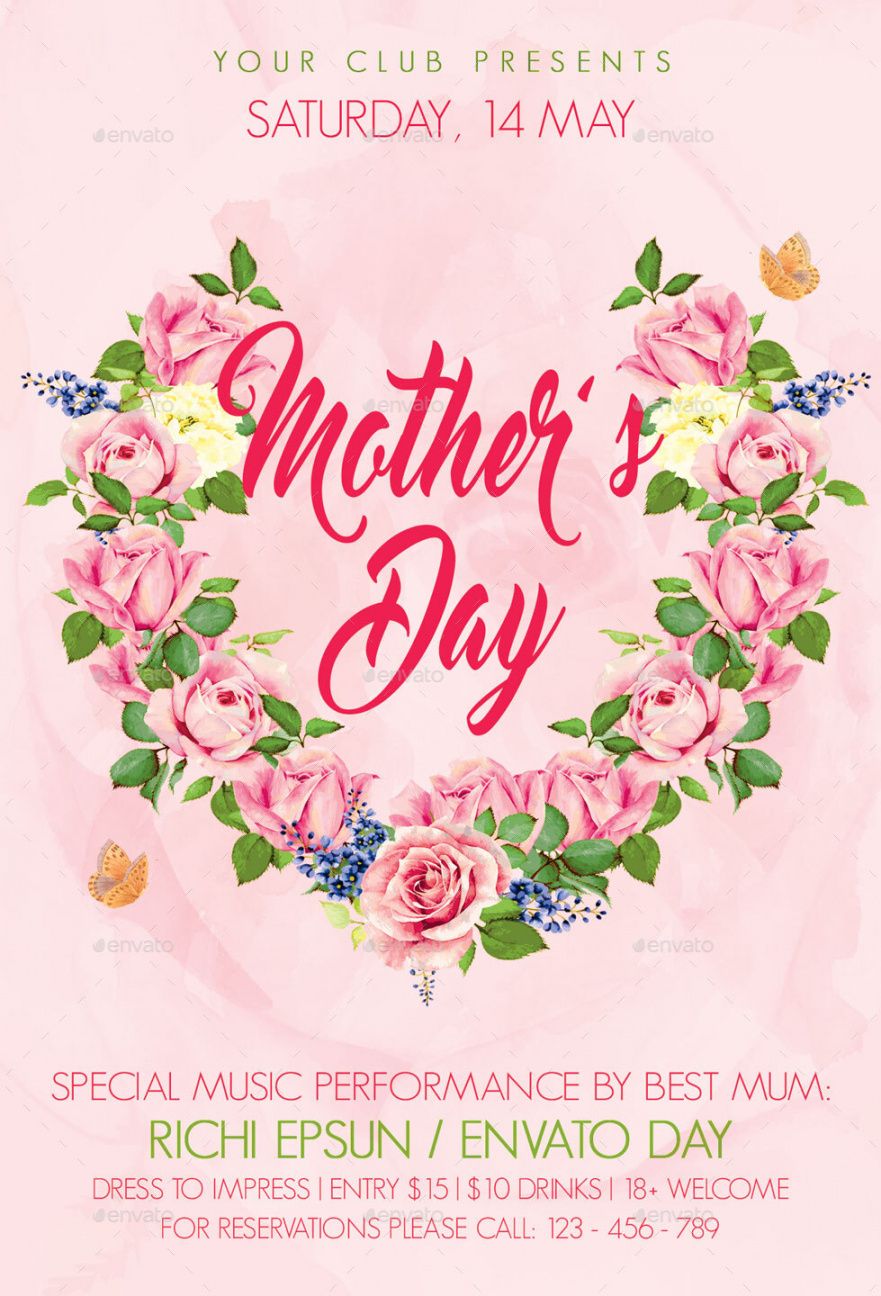 Mother Day Flyer Template