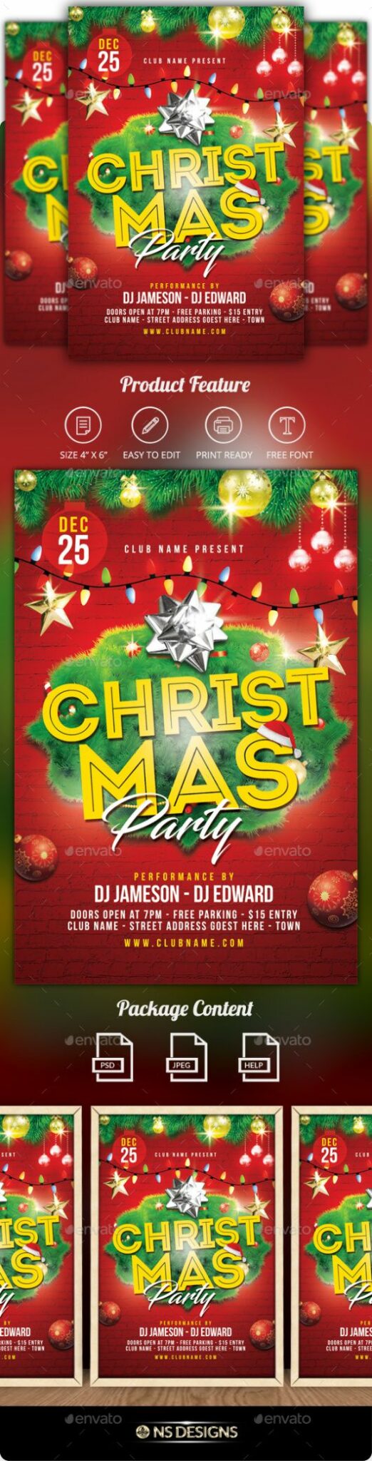 Christmas Pajama Party Flyer Tinkytyler Stock Pajama Party Flyer Christmas Pajama Party Flyer Tinkytyler Stock Pajama Party Flyer