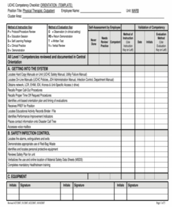 free 2007 form uchc competency checklist fill online printable nursing skills checklist template examples