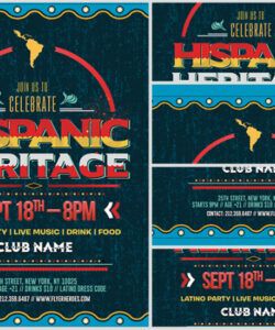 free hispanic heritage month 5  flyerheroes hispanic heritage flyer template