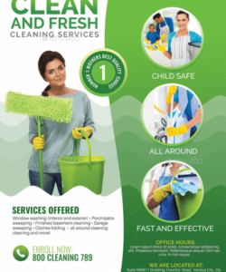 free house cleaning services promotional flyer by artchery cleaning company flyer template and sample