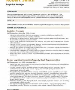 free logistics manager resume samples  qwikresume logistics manager job description template pdf