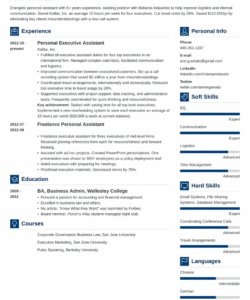 free personal assistant resume sample job description &amp;amp; skills personal assistant job description template pdf