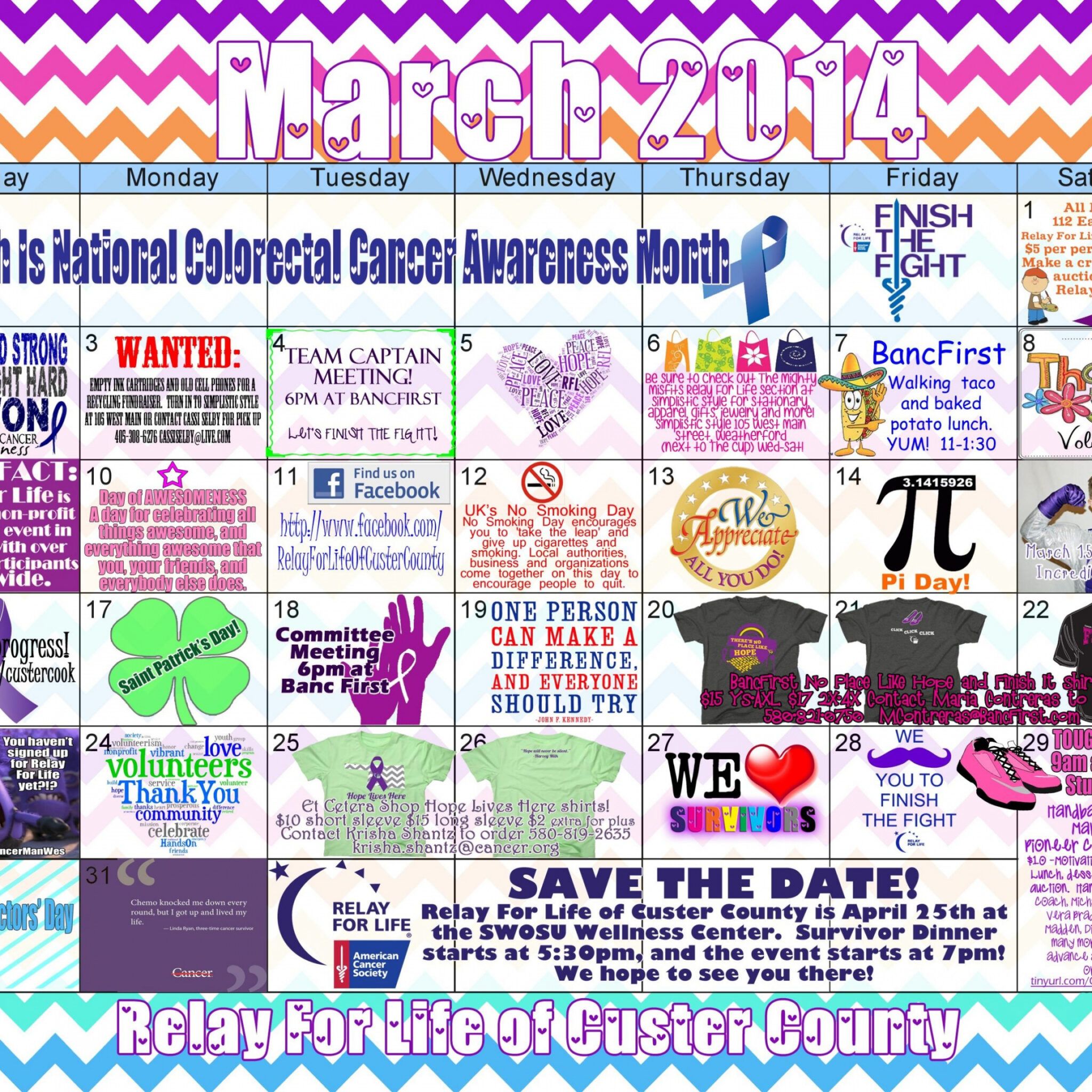 Free Relay Recess Printables Get Free Calendar Relay For Life Fundraiser Flyer Template ...