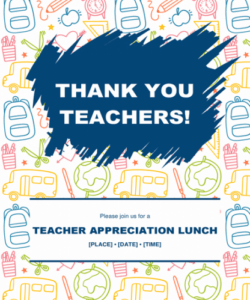 free teacher appreciation flyer teacher appreciation flyer template doc