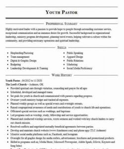 free youth pastor resume example upper room baptist church youth worker job description template and sample