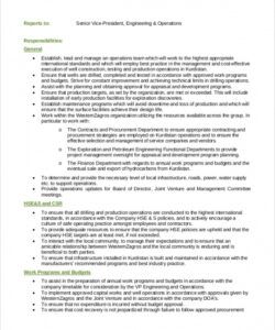 general and operations manager job description samples generic job description template