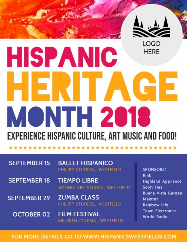 How To Make Templates That Are Easy To Customize Hispanic Heritage ...