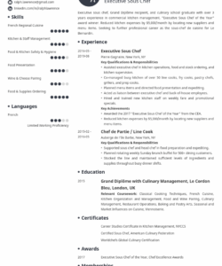 sous chef resume sample guide &amp;amp; 20 examples sous chef job description template