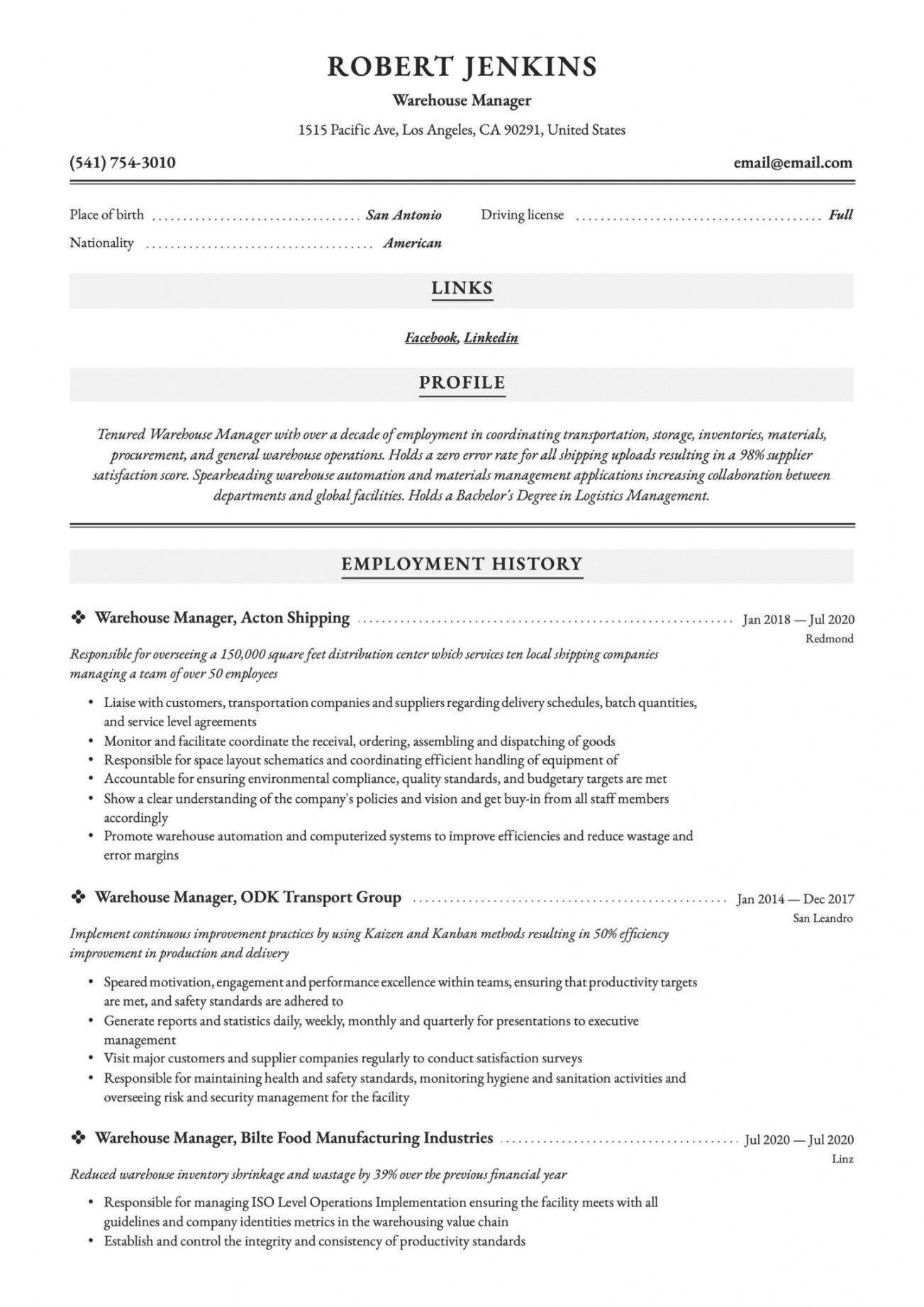 warehouse-supervisor-job-description-template