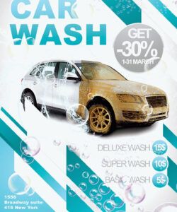 car wash psd flyer template  style flyers psd templates mobile car wash flyer template pdf