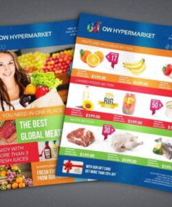 free 15 supermarket flyer designs &amp;amp; templates  psd ai  free grocery store flyer template pdf