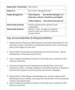 free 7 sample recruiter job description templates in pdf staff job description template and sample