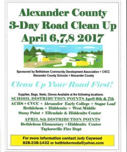 free alexander county online business directory  taylorsville neighborhood cleanup flyer template pdf