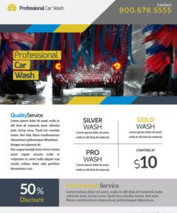 free professional car wash service flyer template mobile car wash flyer template pdf