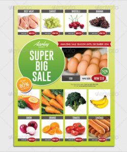 grocery flyer templates free designs  creative template grocery store flyer template and sample