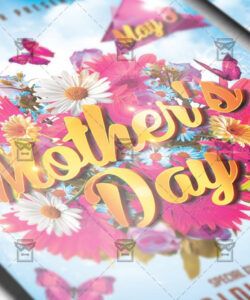 mothers day  premium flyer template  facebook cover mothers day flyer template and sample
