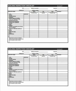 printable commercial property inspection checklist  peterainsworth commercial property inspection checklist template samples