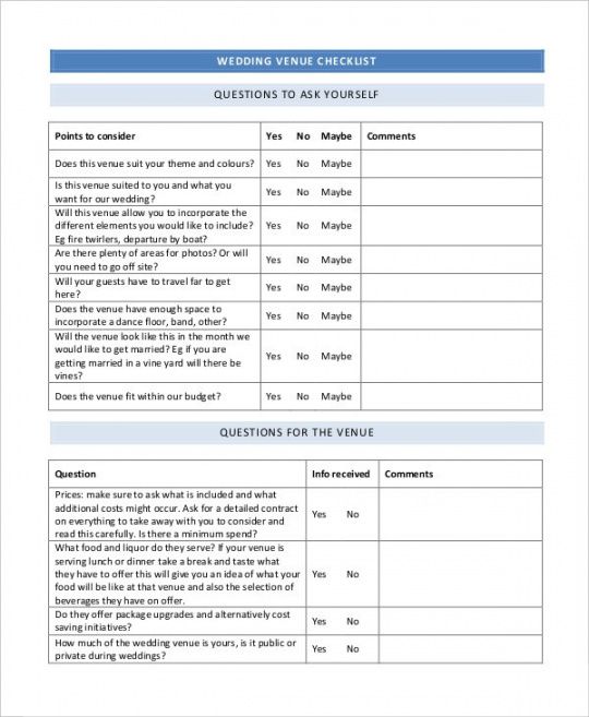 Printable Wedding Checklist Template Word Simple Guidance For You In