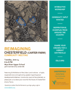 reimagining chesterfield carter farm community meeting neighborhood meeting flyer template and sample