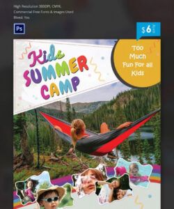 summer camp flyer templates  47 free jpg psd esi day camp flyer template and sample