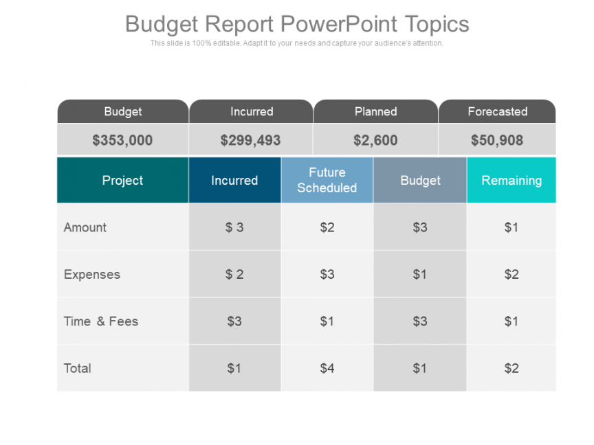 100 most popular powerpoint templates demanded by cam budget presentation template powerpoint excel
