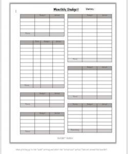 blank happy planner monthly budget template 2 printable  etsy monthly budget based on biweekly pay template example