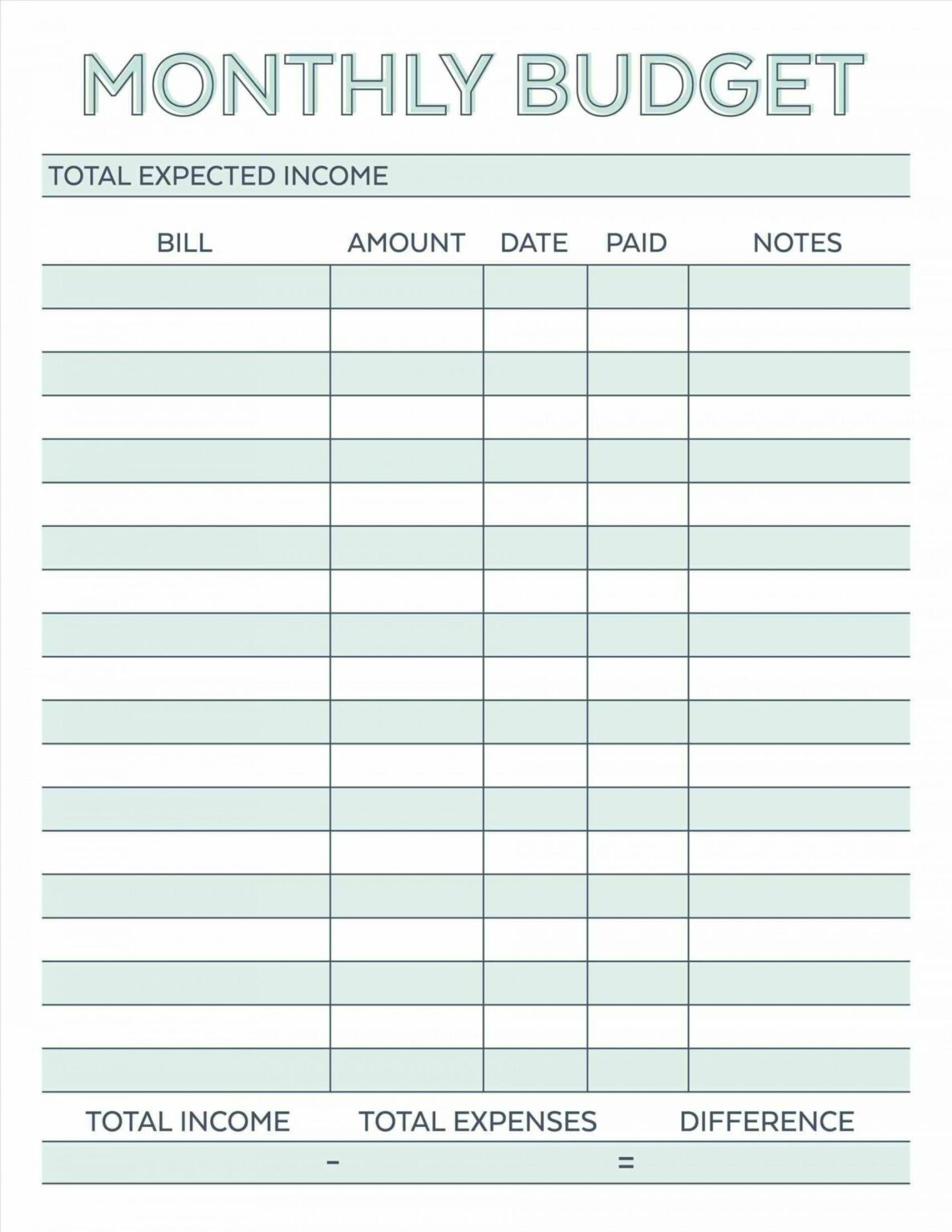 Blank Monthly Budget Worksheet Frugal Fanatic Free Monthly Budget ...