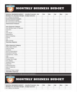 editable 18 monthly budget template excel business monthly operating budget template