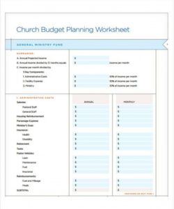 editable 31 budget templates  free &amp;amp; premium templates church prison ministry budget template doc