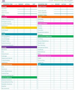 editable blank monthly budget excel spreadsheet  template calendar spreadsheet template for budget word