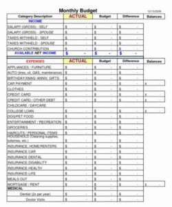 editable daycare expense spreadsheet — dbexcel simple healthcare operating budget template doc