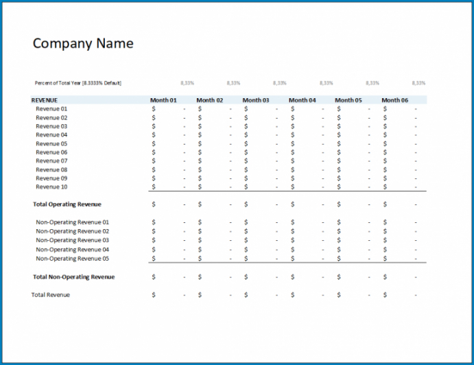 editable free printable small business budget template  zitemplate budget template for small business sample