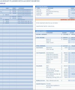 editable household budget planner ~ template sample family monthly budget planner template word