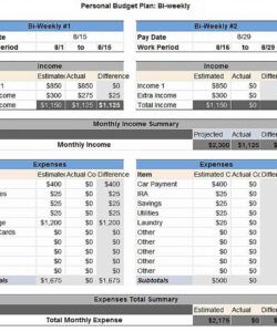 editable personal budget template  culturopedia personal monthly budget planner template pdf