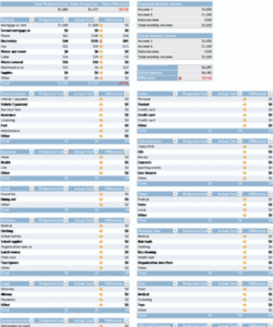 family budget planner family monthly budget planner template sample