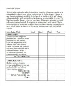 free 39 sample budget forms in pdf  excel  ms word sample project budget template grant proposal example